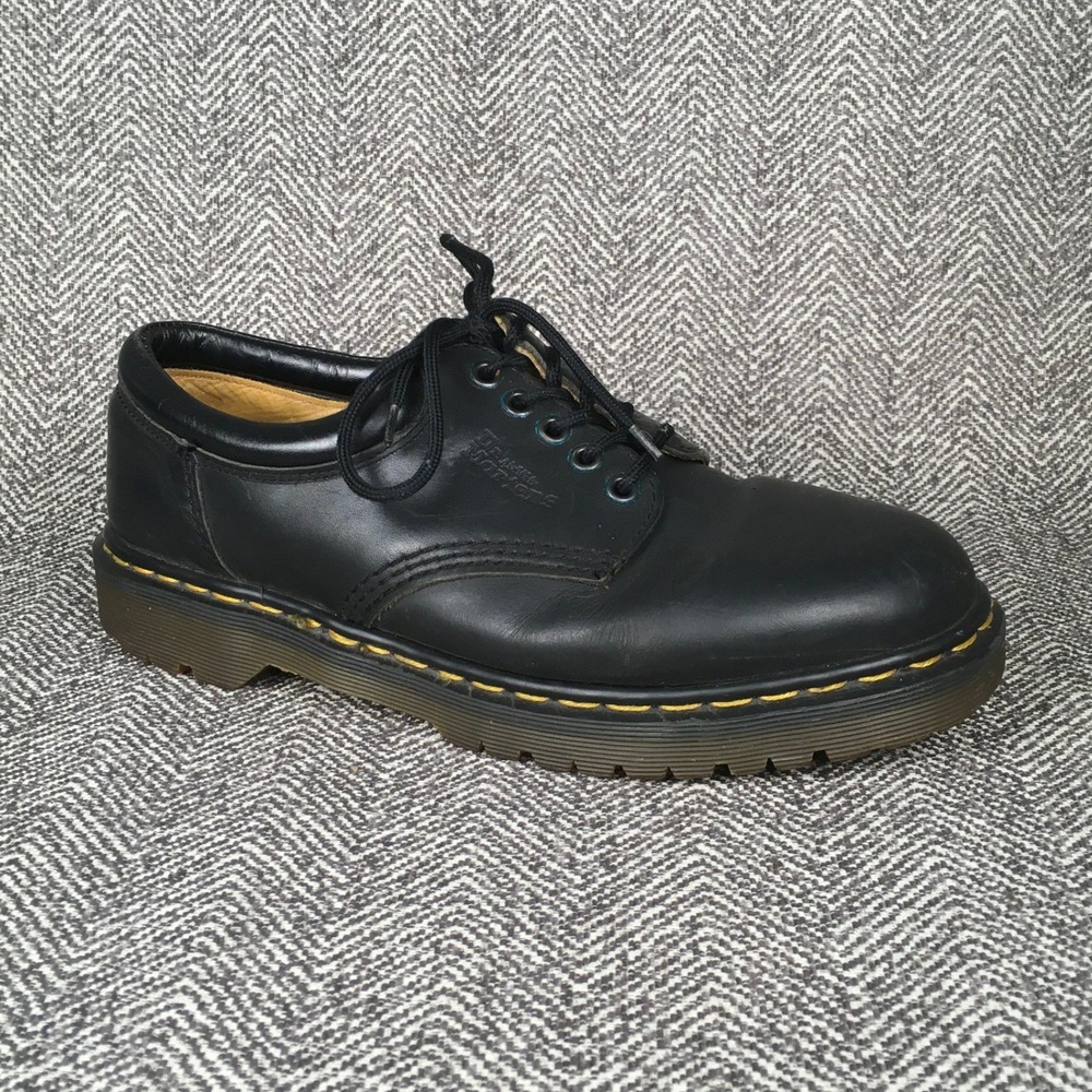 Dr. Martens 8053 Black Leather 5-Eye Oxford Shoes Mens 9 England 90s Grunge Punk